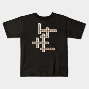 Rick Riordan Scrabble Kids T-Shirt